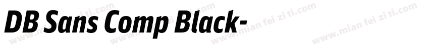 DB Sans Comp Black字体转换